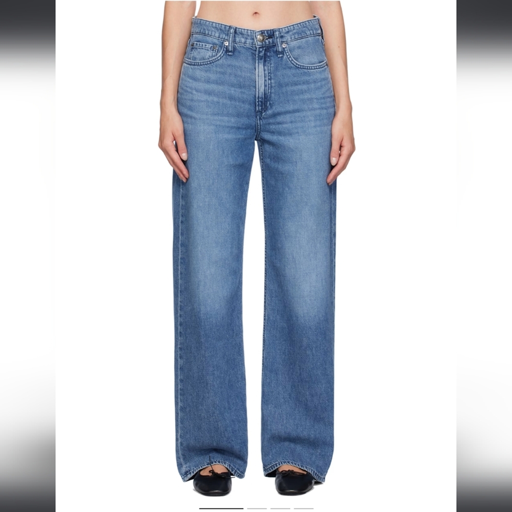 rag & bone Blue Flare & Wide Leg Jeans